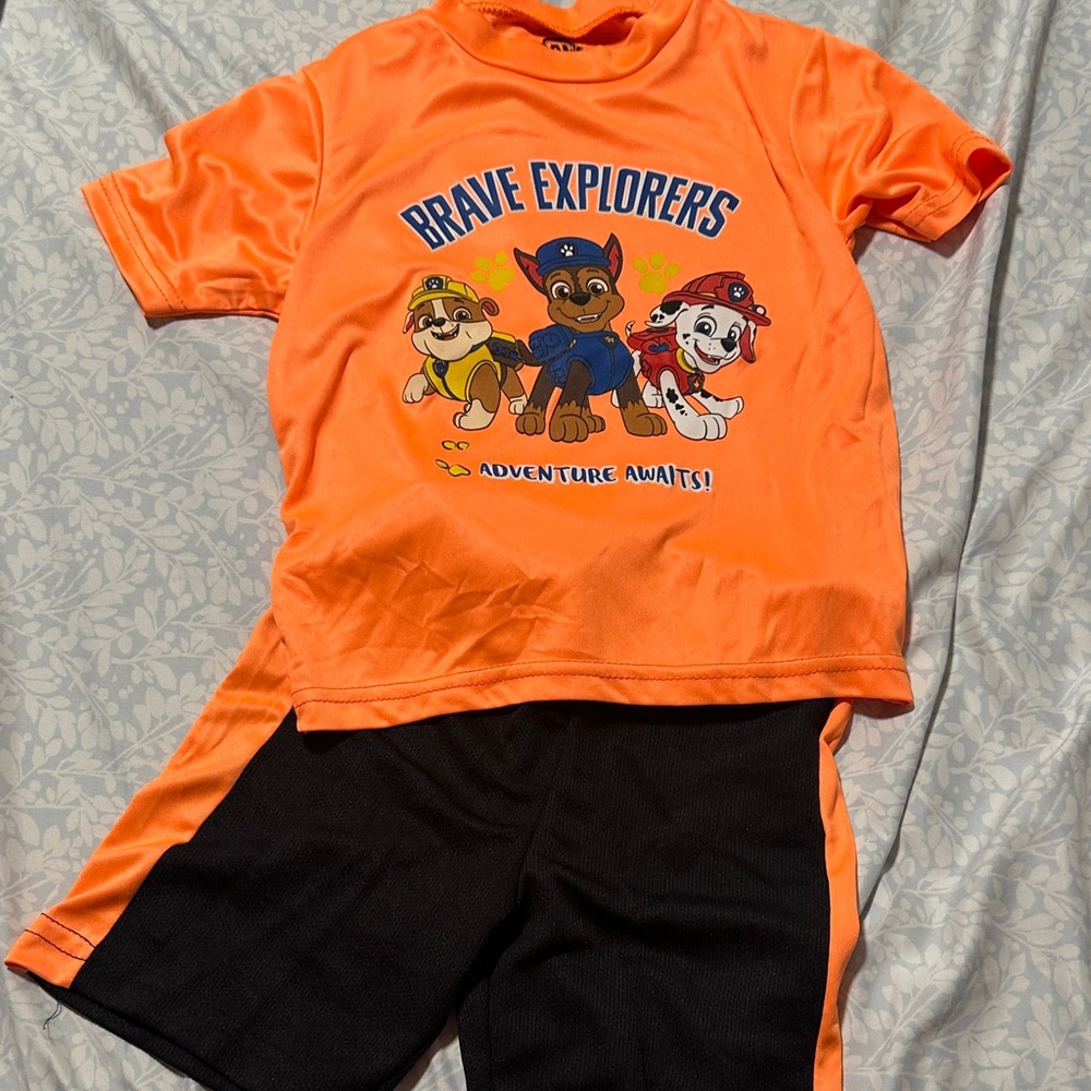 Paw Patrol "Brave Explorers" Orange Active Set